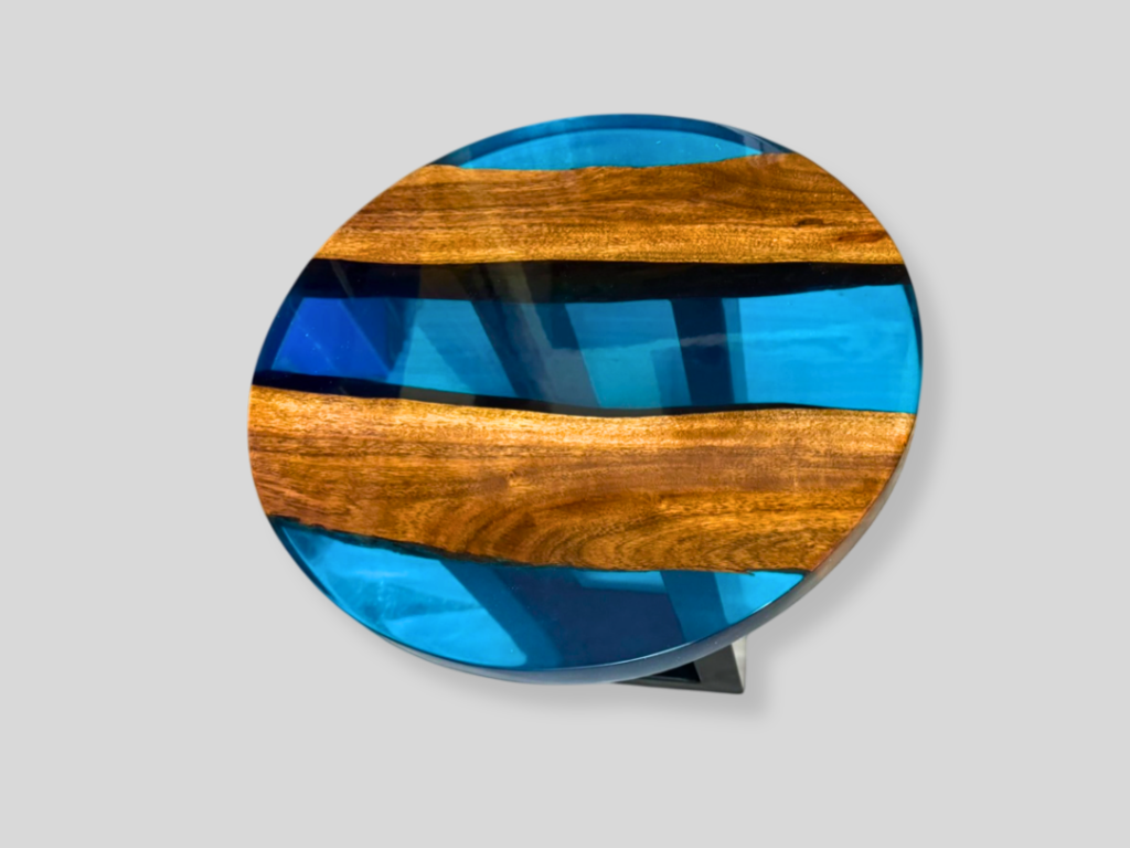 Circle Epoxy Resin Coffee Table Handmade Home & Office Decor